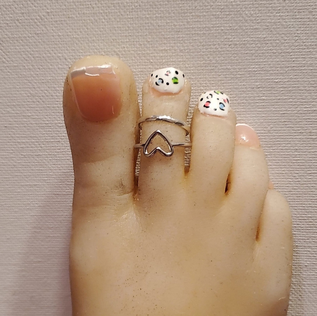 Sterling Silver Toe Rings 2 Adjustable Toe Rings